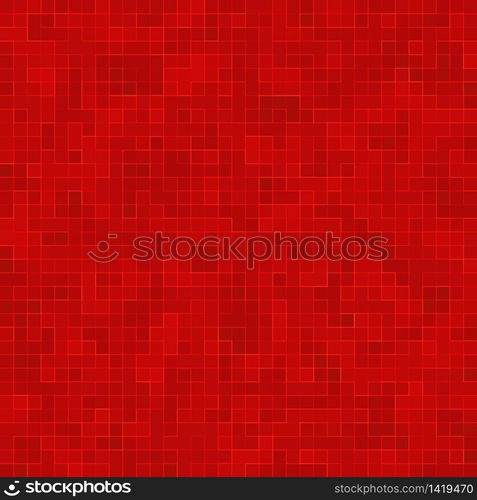 Red ceramic glass colorful tiles mosaic composition pattern background. Red ceramic glass colorful tiles mosaic composition pattern background.