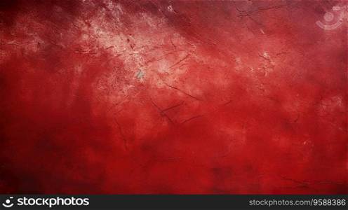 Red Christmas background texture. Vintage textured holiday paper or wallpaper.