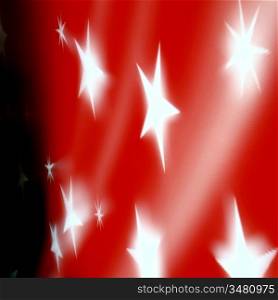 red christmas stars abstract background