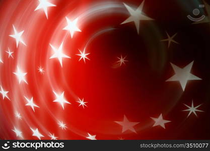 red christmas stars abstract background