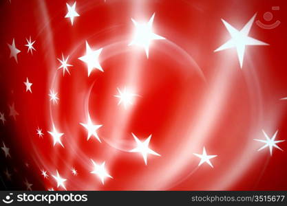 red christmas stars abstract background