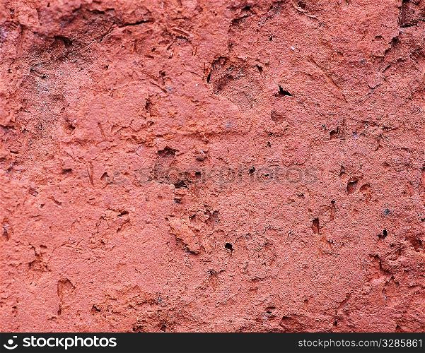 red concrete macro pattern