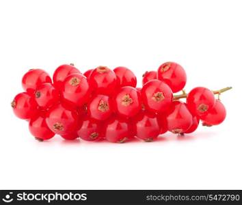Red currants isolated on white background cutout