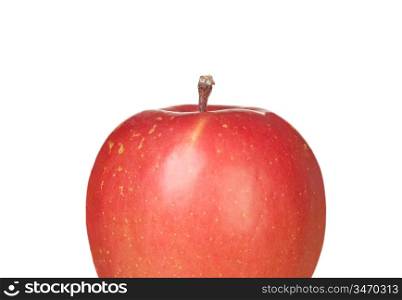 Red delicious apple isolated on a white background