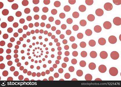 Red dot pattern, 3D rendering