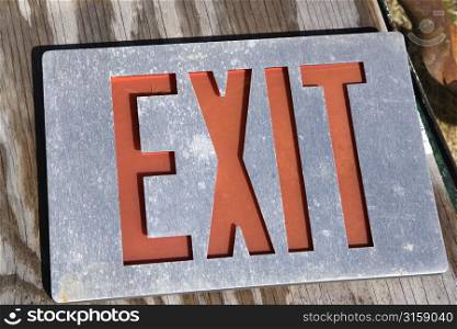 Red exit