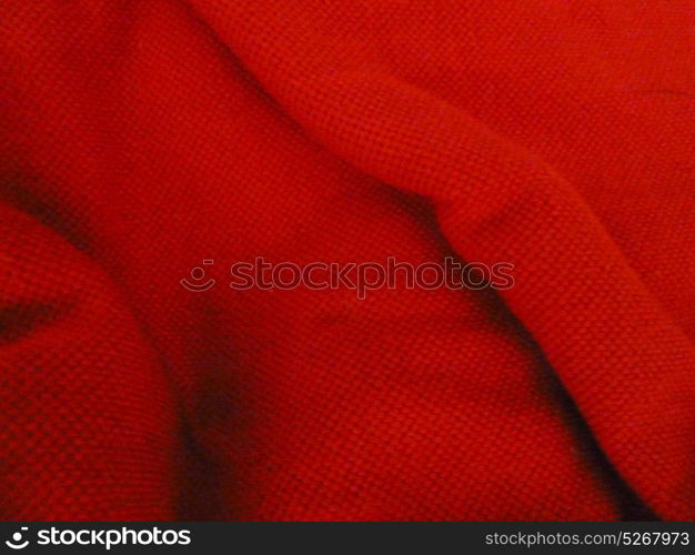 red fabric as a background