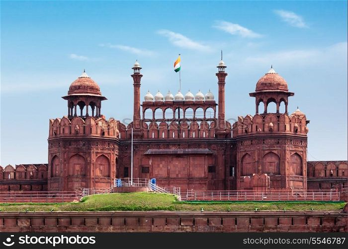 Red Fort (Lal Qila) Delhi - World Heritage Site. Delhi, India
