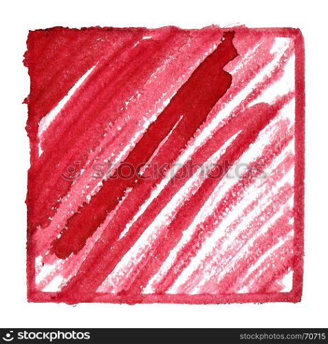 Red frame with oblique strokes. Abstract background Space for your own text. Raster illustration