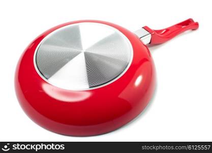 Red frying pan