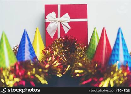 Red Gift Box for Christmas Celebration
