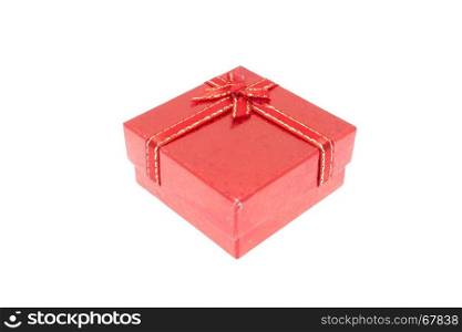 Red gift box for Christmas, Thanksgiving, Birthday, Holiday, New year and other important festival.