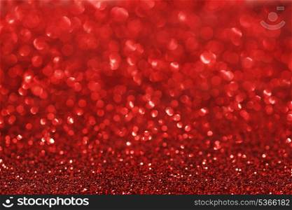 Red glitter background, valentines day card