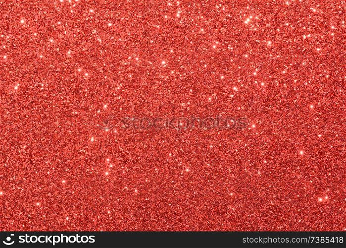 red glitter macro background. Close-up shot of glittery texture.. red glitter macro background