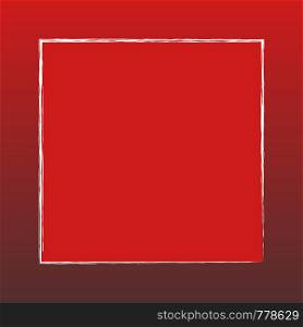 Red gradient pattern with white frame red wallpaper abstract texture Brochure Valentin's day celebration. EPS 10