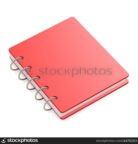 Red hard cover book