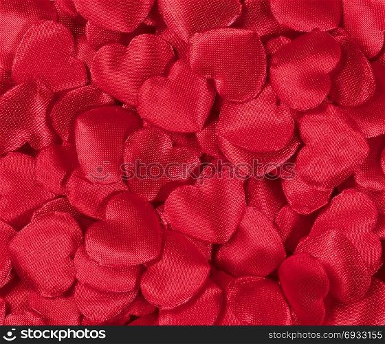 Red heart shapes for Valentines Day background