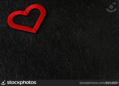 Red hearts on February 14, Valentine&rsquo;s Day on a black background. Valentines day greeting card. March 8. Red hearts on February 14, Valentine&rsquo;s Day on a black background. Valentines day greeting card