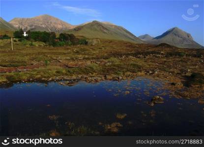 Red Hills belonging to the Cuillin on the beautiful Isle of Skye