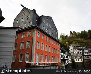 Red house in Monschau Germany