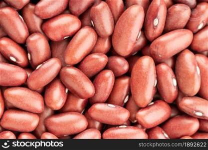Red kidney bean background texture. Full frame