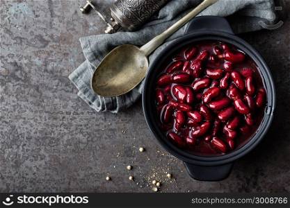 Red kidney beans boiled