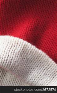 Red knit cap