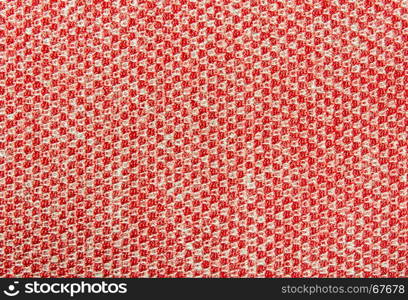 Red knitting texture background or knitted fabric pattern background for design