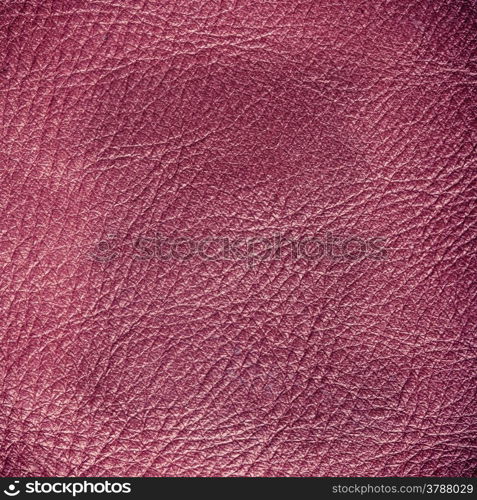 Red leather texture closeup grunge background. Country western background, cowboy rawhide design, abstract pattern. Square format