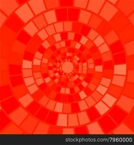 Red Mosaic Background. Decorative Red Mosaic Pattern. Red Mosaic Background