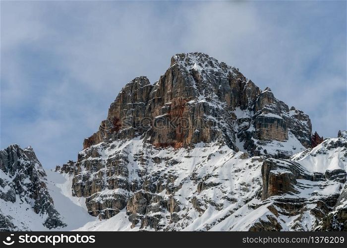 Red Mountain near Cortina d&rsquo;Ampezzo