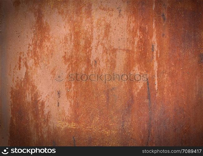 Red old painted metal texture