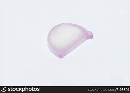 (Red onion) Allium ascalonicum white background