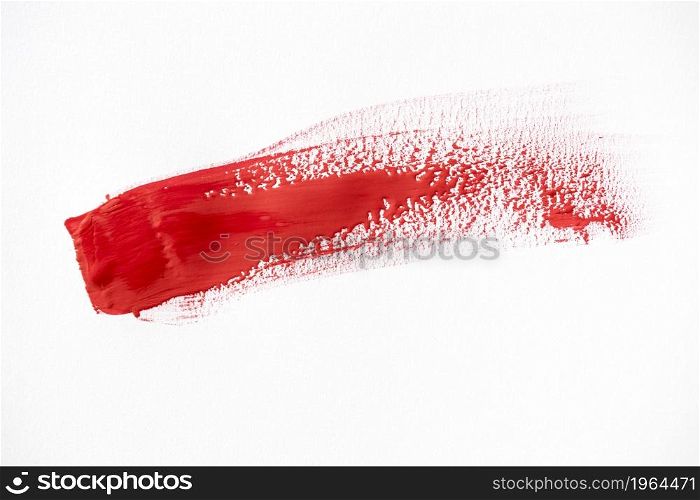red paint brush stroke effect. High resolution photo. red paint brush stroke effect. High quality photo