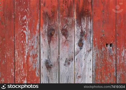 red painted wooden planks texture
