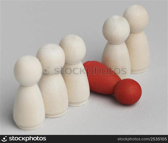 red pawn fallen white ones assortment