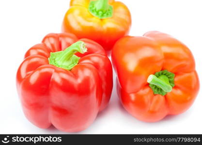red pepper isolated on white