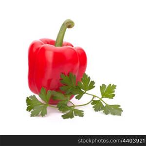 red pepper isolated on white background