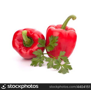 red pepper isolated on white background