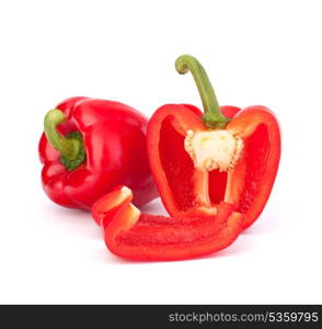 red pepper isolated on white background