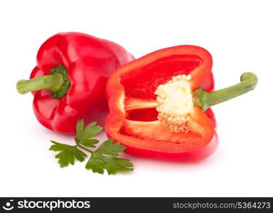 red pepper isolated on white background