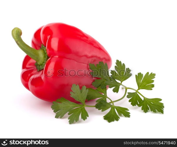 red pepper isolated on white background