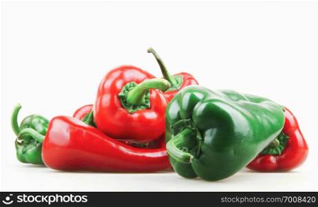 Red Pepper Isolated On White Background