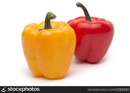 red pepper isolated on white background. red pepper