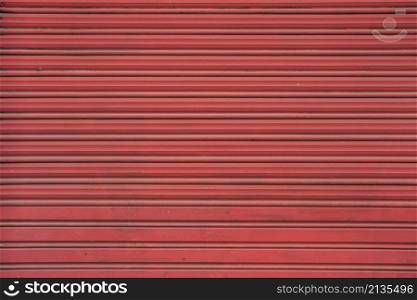 red profiled sheeting