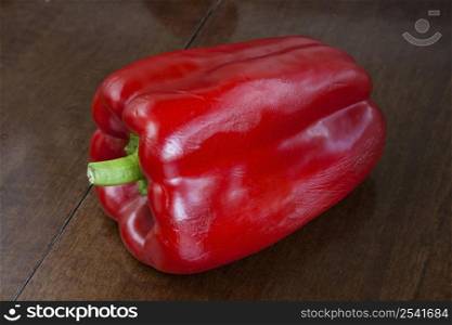 Red ripe sweet pepper