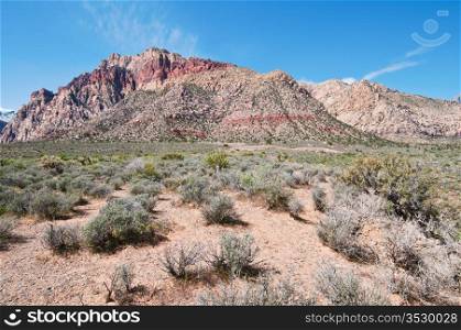 Red Rock Canyon in early spring, Nevada