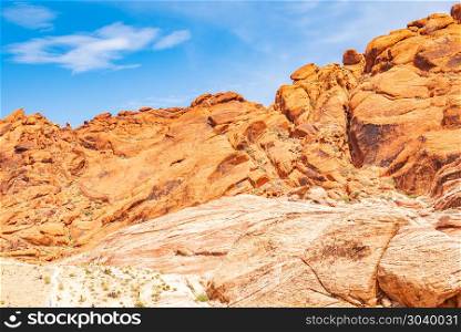 Red Rock Canyon Las Vegas. Red Rock Canyon National Conservation Area in Las Vegas Nevada USA