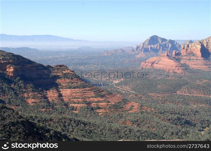 Red rock mountains around Sedona, Arizona