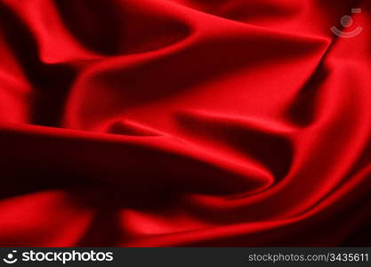 red satin background close up